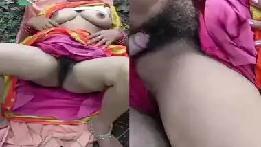 Bushy pussy village aunty outdoor sex MMS